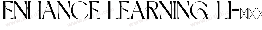 ENHANCE LEARNING LI字体转换